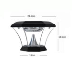 LED Solar Lawn Lamp White 2.5m Outdoor Garden Lawn Lamp  Waterproof for Pathway, Walkway, Patio, Yard & Lawn