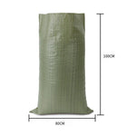 10 Pack Green Moisture 80 * 100CM Proof And Waterproof Woven Bag Snakeskin Bag Express Parcel Bag Packing Load Carrying Bag