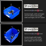 Dual Purpose Combined Parts Box Back Hanging Plastic Box  Inclined Material Box Component Box Classification Box  276 * 213 * 178mm