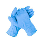 100 Pieces / Box 6-9 Size Blue Gloves Disposable Nitrile Gloves Acid Alkali And Oil Resistant Inspection Protective Gloves