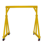 Mobile Gantry Crane Small Hand Push Removable Crane Gantry Crane Span 3.1m * Height 4.8m + Chain Block + Chain Car 3t / Set