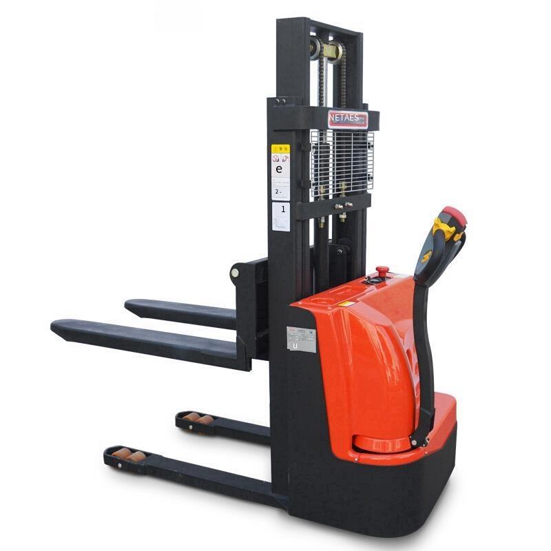 Forklift Walking Electric Hydraulic Stacker Electric Pallet Stacker Lift Forklift Walking 1.5t, 3m