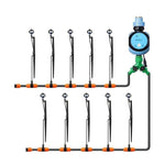 Irrigation Equipment Automatic Timing Watering Device Household Lazy Watering Artifact Atomizing Nozzle Micro Spray Drip Irrigation System Remote Controller