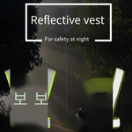 Reflective Safety Strap Safety Vest Fluorescent Yellow Highlight Traffic Safety Warning Reflective Vest Construction Riding Safety Suit