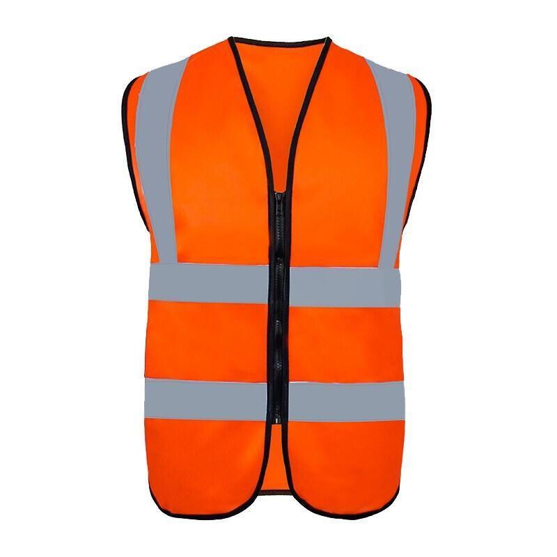 Reflective Vest Safety Engineering Reflective Vest Reflective Vest Traffic Warning Vest Night Reflective Vest Fluorescent Orange (No Pocket)