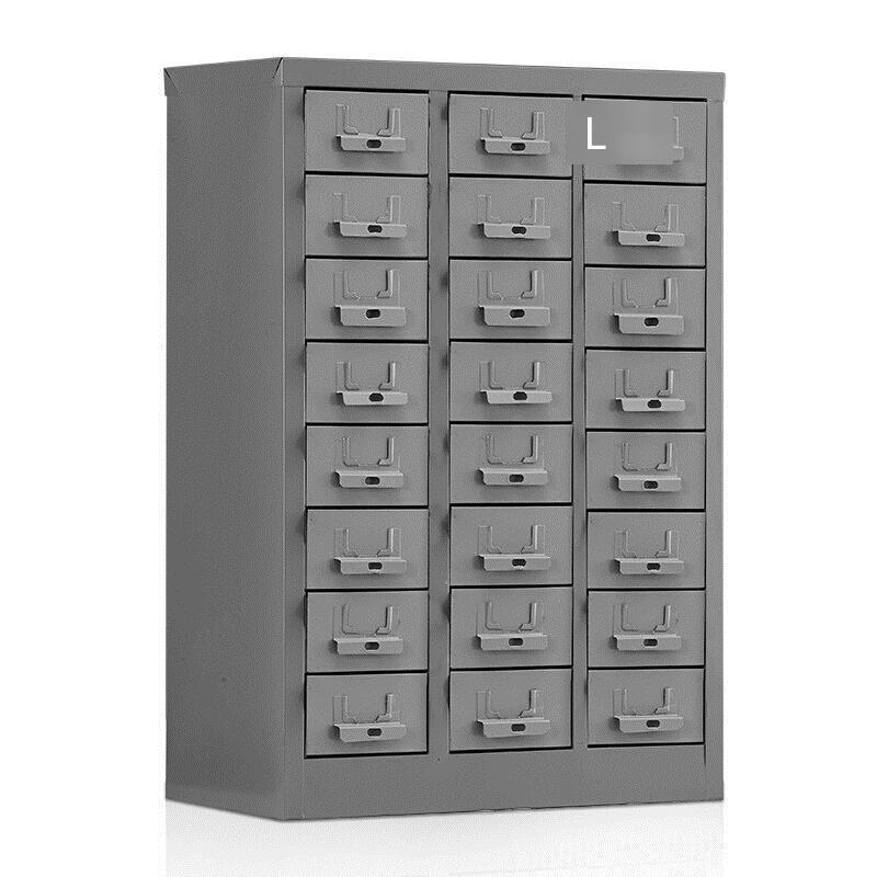 Parts Cabinet Drawer Type Tool Cabinet Parts Box Electronic Components Material Screw Classification Storage Cabinet Box 24 Drawer Iron Draw Without Door