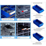 Parts Cabinet Drawer Type Tool Cabinet Parts Box Electronic Components Material Screw Classification Storage Cabinet Small Box 20 Drawer Blue Drawer Without Door