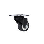 Office Chair Furniture Wheel Mute 2.5 Inch Gold Diamond Wheel Black Caster 2.5 Inch Universal Brake Wheel