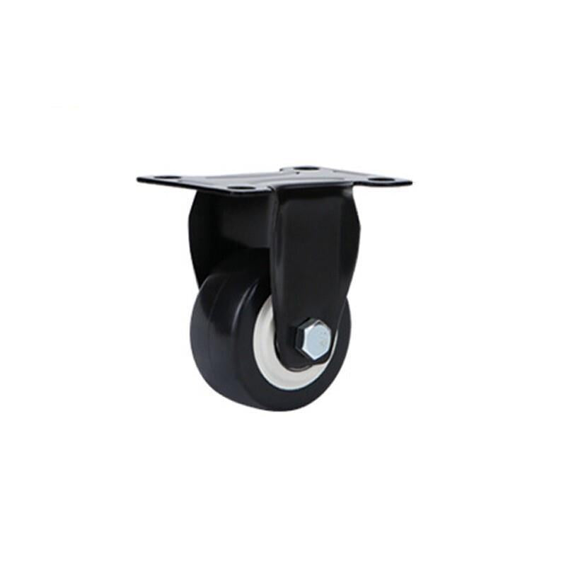 Office Chair Furniture Wheel Mute 2.5 Inch Gold Diamond Wheel Black Caster 2.5 Inch Directional Wheel