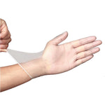 100 Pieces/Bag Disposable PVC Gloves Disposable Protective Gloves Safety Gloves 232mm Free Size