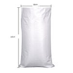 60*100cm 5 Pieces White Moisture-proof And Waterproof Woven Bag