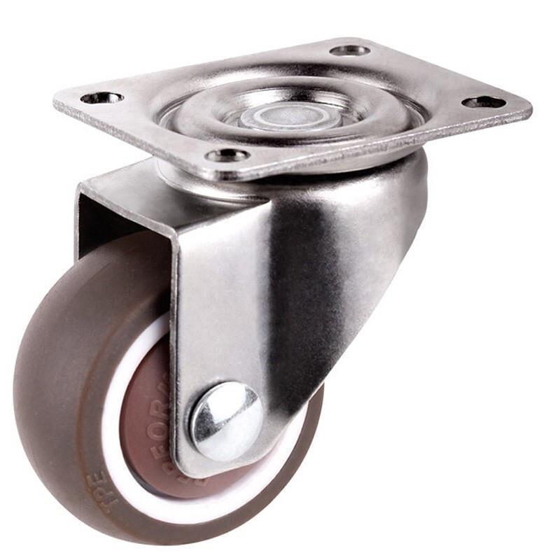 Activiity Single Axle Plated 2 Inch Activiity Single Axle Brown TPE Wheel