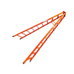 Folding Ladder Carbon Steel Double Side Ladder Thickening Commercial Indoor Engineering Miter Ladder 3m Carbon Steel