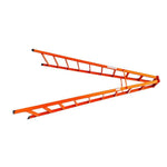 Folding Ladder Carbon Steel Double Side Ladder Thickening Commercial Indoor Engineering Miter Ladder 3m Carbon Steel