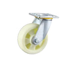 4 Sets 4 Inch Flat Bottom Caster Movable Heavy Beige Polypropylene (PP) Caster Universal Wheel