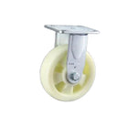 4-Inch Fixed Beige Polypropylene PP Casters 4Pcs Medium and Heavy Duty Directional Wheels - 4Pcs