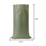 50*80cm 10 Pieces Gray Green Moisture-proof Waterproof Woven Bag Moving Bag Snakeskin Bag Express Package Bag Packing Load Bag Cleaning Garbage Bag