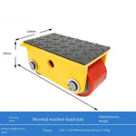 Antiskid PU Heavy Duty Casters Wheels Small Transportation Truck Thickened Steel Plate Load Capacity 3T