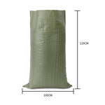 100*120cm 10 Pieces Gray Green Woven Bag Moisture Proof And Waterproof  Moving Bag Snakeskin Bag Express Parcel Bag