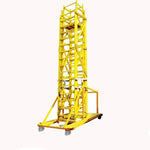 1.2m Telescopic Tower Ladder Mobile Platform Ladder Carbon Steel Material