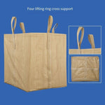 White 4-ton Bag Container Woven Flat Bottom Large Opening 90 * 90 * 110 ZH2301