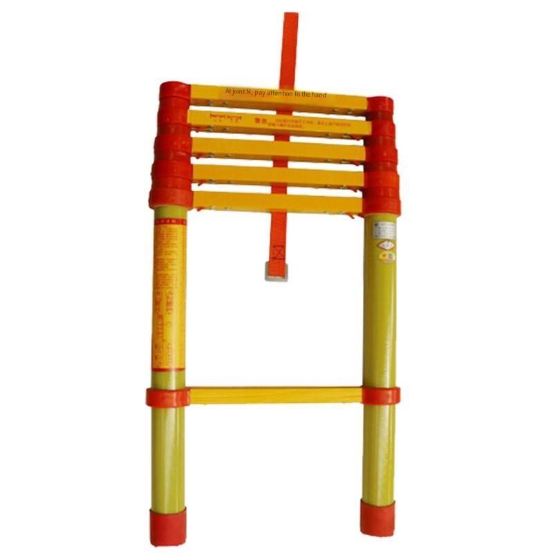 3m Glass Fiber Reinforced Plastic Telescopic Fishing Rod Ladder Bamboo Ladder Elevator Reinforced 3m