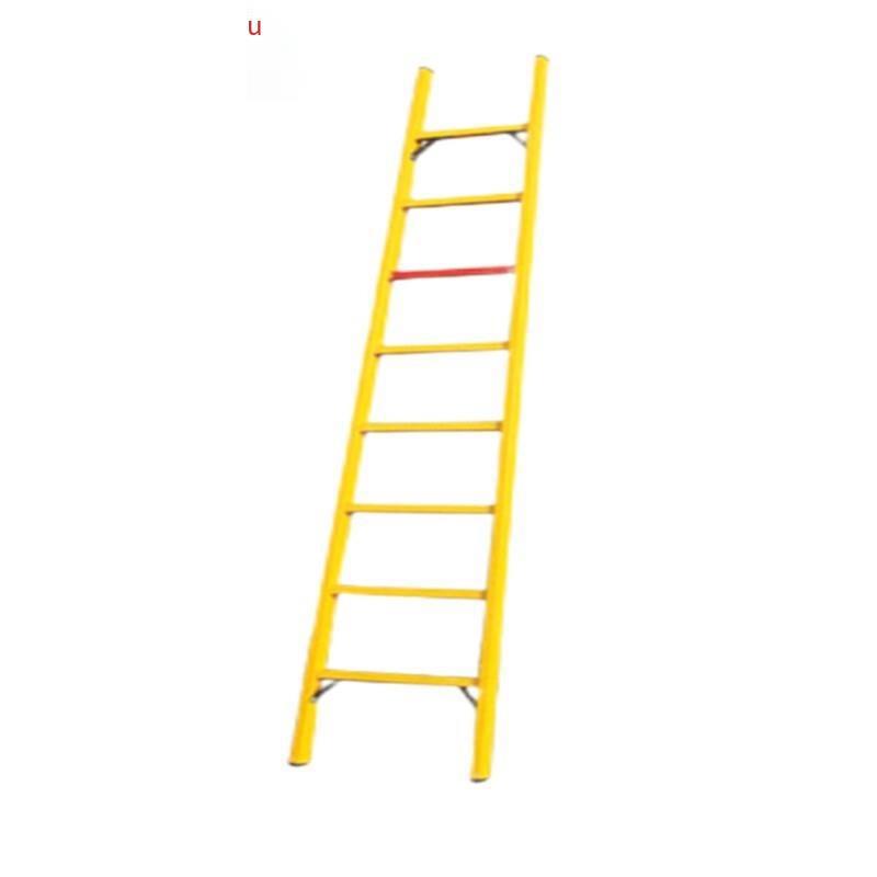 2m Glass Fiber Reinforced Plastic Insulated Vertical Ladder Electrical Ladder Engineering Safety Ladder Glass Fiber Single Side Ladder