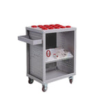 3 Tier Tool Trolley Movable Prefessional Tool Cart Tool Cabinet Manual Storage Car Management Cabinet Tool Sleeve Tool Holder
