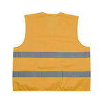 Yellow Reflective Vest Fluorescent Vest Road Construction Work Safety Vests Outdoor Safety Clothes