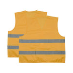 Yellow Reflective Vest Fluorescent Vest Road Construction Work Safety Vests Outdoor Safety Clothes