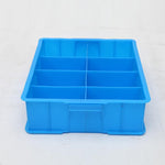 Plastic Turnover Box Partition Box Material Box Hardware Tool Box Parts Multi Grid Box Screw Box New Big Eight Grid 450 * 345 * 115