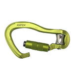 Aluminum Alloy Pulley Automatic Safety Hook Safety Lock Pulley Hook Equipment for Rock Climbing Lifting Construction