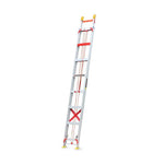 3m Aluminum Alloy Lift Miter Ladder Professional Engineering Telescopic Ladder