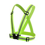 Elastic Reflective Strap Fluorescent Reflective Vest Riding And Running Reflective Vest Safety Suit Fluorescent Yellow