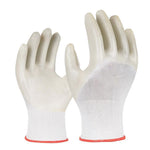 12 Pairs Of Polyethylene Dipping Adhesive Free Size Safety Gloves Palm Coated Gloves Work Protective Gloves