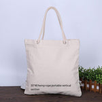 10 Pcs Canvas Bag Blank Cotton Handbag Shopping Conference Large 100 Orders [35 * 45cm]