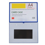 PVC Hard Ferrule A4 Blue Horizontal