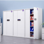 Through Door Security Cabinet Password Steel Security File Safe Gray Through Door With Electronic Lock