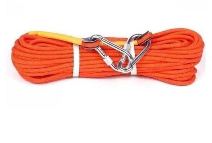 10m Long Color 10mm High Strength Silk Safety Rope With Small Hook At Both Ends