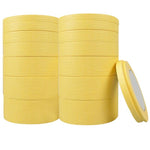 Tapes For Working Yellow High Viscosity Masking Tape 24mm * 20m Minimum 20 Rolls