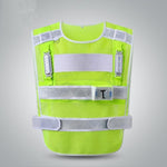 Led Rechargeable Reflective Vest Mesh Safety Vests With Flashing Light Personal Protection Body Protection Safety Vests