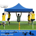 Outdoor Awning Sunshade Four Legged Umbrella Tent Outdoor Big Sun Umbrella Simple Open Automatic Folding Corner 3x3