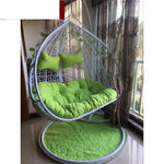 Hanging Chair Thick Rattan Hanging Basket Indoor And Outdoor Single Rattan Chair Rocking Chair Anti Rattan Brown Double Armrest