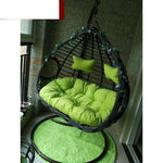 Hanging Chair Thick Rattan Hanging Basket Indoor And Outdoor Single Rattan Chair Rocking Chair Anti Rattan Brown Double Armrest