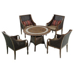 Outdoor Table And Chair Courtyard Outdoor Villa Garden Terrace Balcony Leisure Table And Chair Five Piece Set