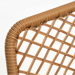 Home Reclining Chair Nordic Imitation Rattan Chair Leisure Outdoor Chair Combination Balcony Table Chair Lazy Chair Break Chair Brown Leisure Chair