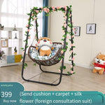 Hanging Chair Hanging Basket Rattan Chair Swing Indoor Rocking Chair Hammock