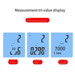 Thermal Anemometer Hand Held High Precision Digital Hot Wire Anemometer Air Volume Temperature Anemometer
