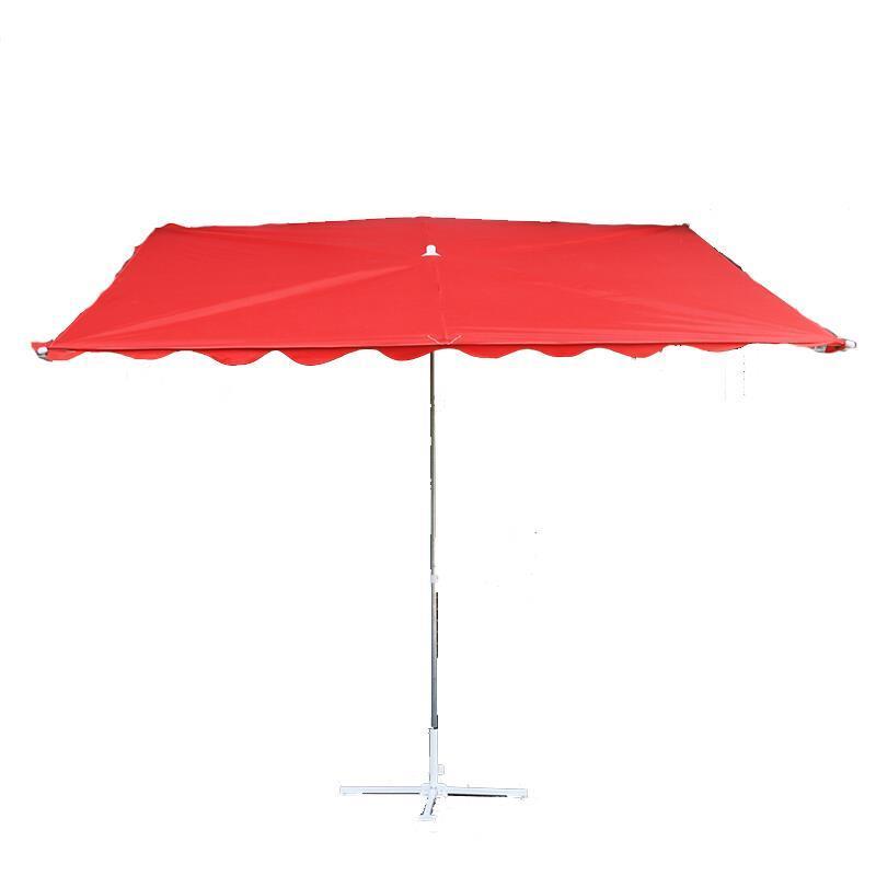 Big Umbrella Outdoor Stall Square Sunshade Sun Umbrella Big Umbrella Inclined Umbrella Blue 2m Against The Wall And 1.5m Out Of Four Bones