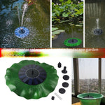 Solar Water Pump Rockery Water Pond Oxygenation Garden Water Circulation Pump 1.2w External Pull Fountain